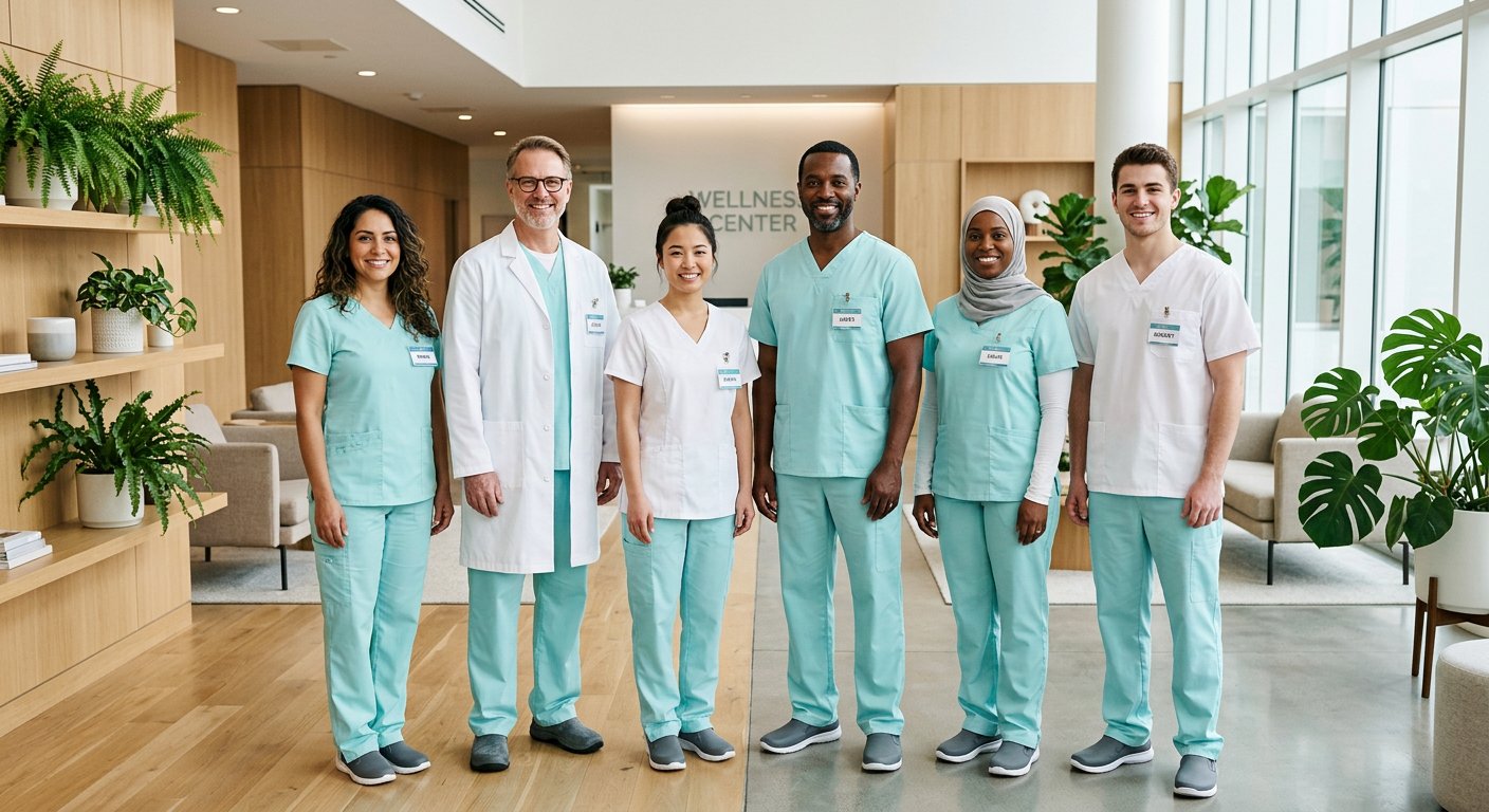 The Thrive Health Join care team in their New Baltimore clinic